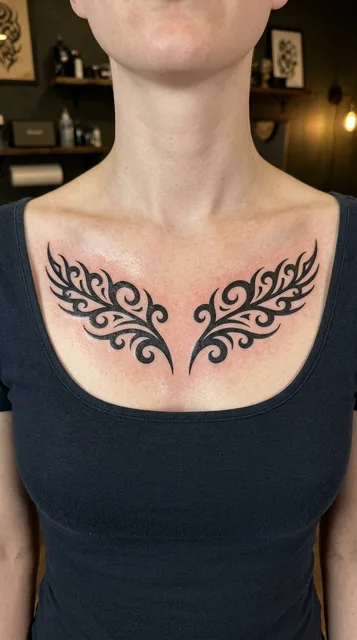 Tattoo on the chest