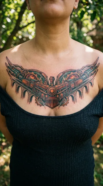 Tattoo on the chest