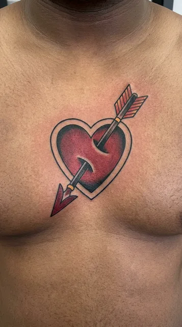 Tattoo on the chest