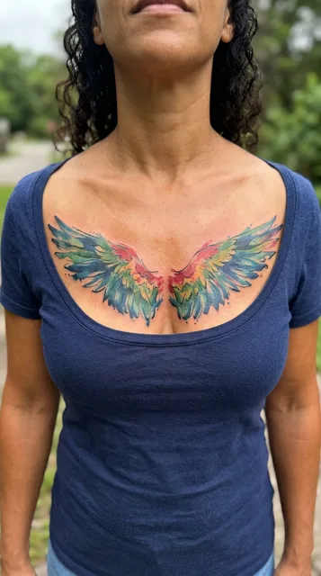 Tattoo on the chest