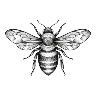 Black and grey dotwork tattoo design, drawn flat for a collarbone tattoo