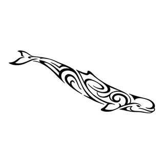 Black and white tribal tattoo design, drawn flat for a collarbone tattoo