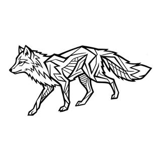 Black and white tribal tattoo design, drawn flat for a collarbone tattoo