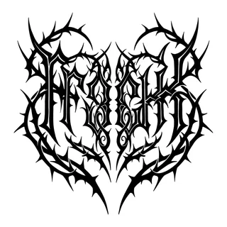Black and white blackwork ornament tattoo design, drawn flat for an elbow tattoo