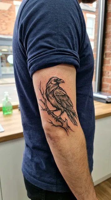 Tattoo on the elbow
