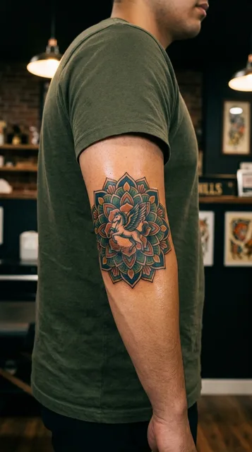 Tattoo on the elbow