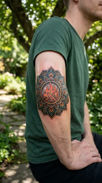 Tattoo on the elbow