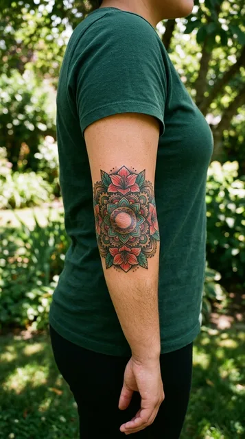 Tattoo on the elbow