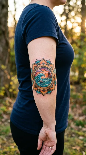 Tattoo on the elbow