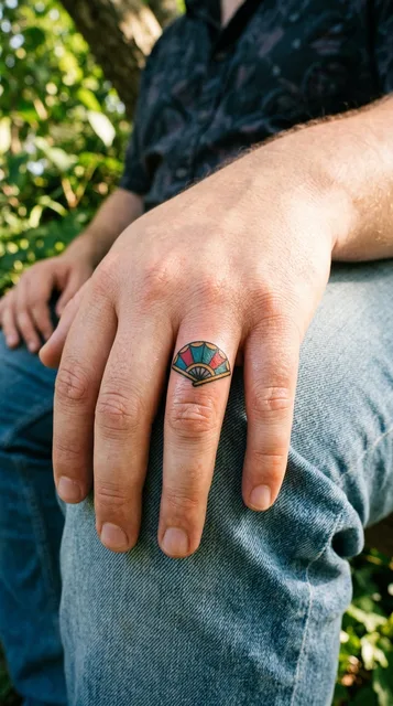 Tattoo on the finger