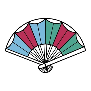 Color neo traditional tattoo design, drawn flat for a finger tattoo