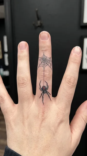Tattoo on the finger