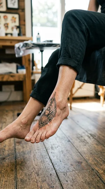 Tattoo on the foot