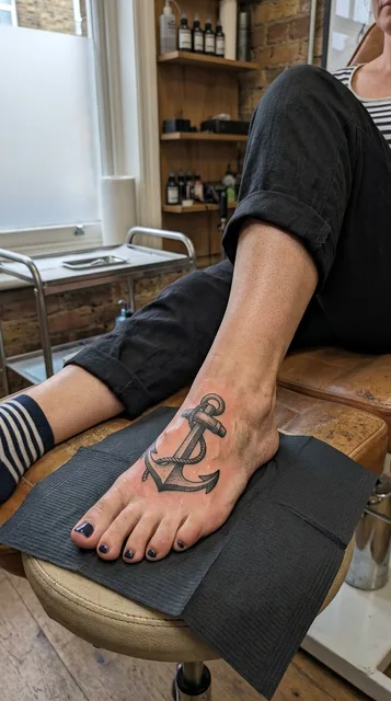 Tattoo on the foot