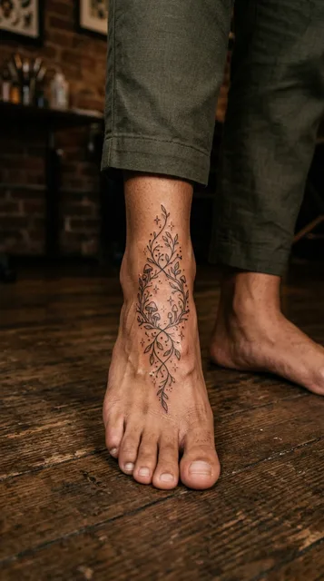 Tattoo on the foot