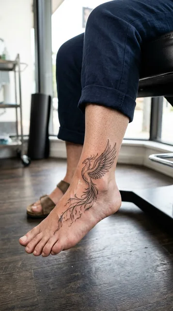 Tattoo on the foot