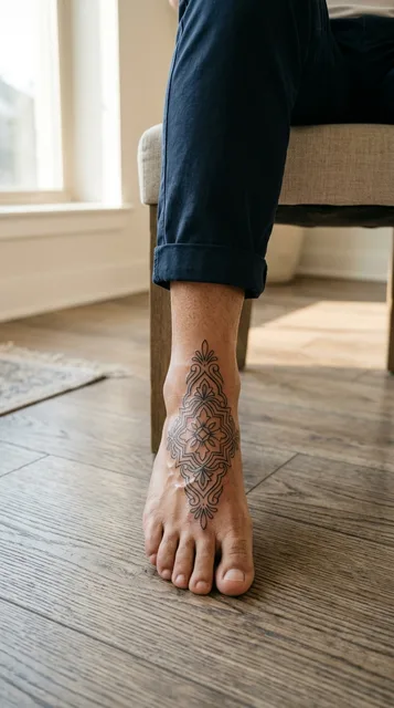 Tattoo on the foot