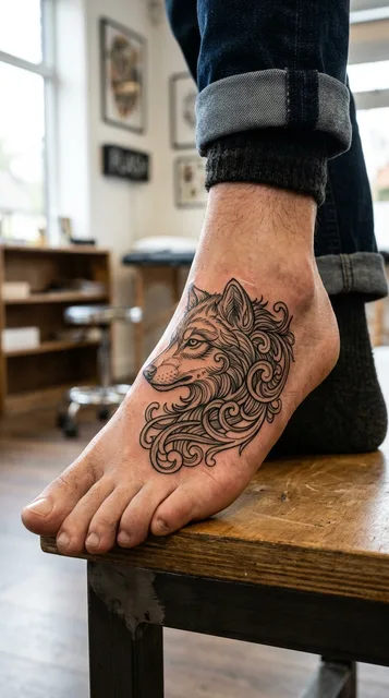 Tattoo on the foot