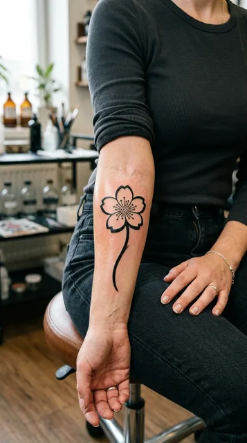 Tattoo on the forearm