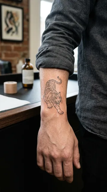 Tattoo on the forearm