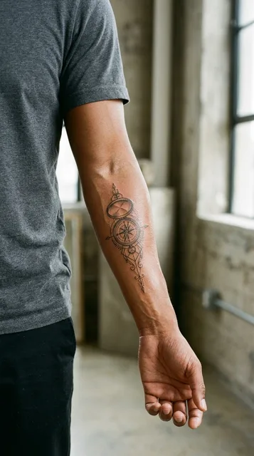 Tattoo on the forearm