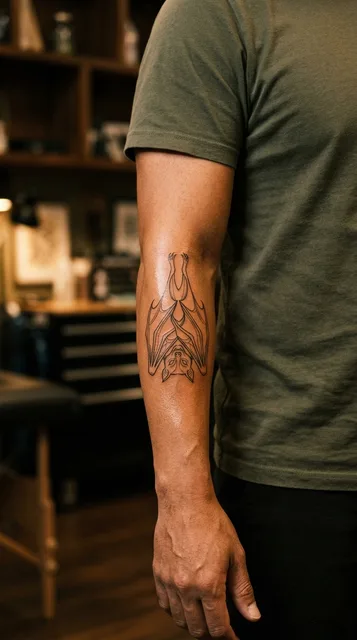 Tattoo on the forearm
