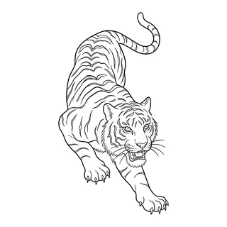 Black and white fine line tattoo design, outline stencil for a forearm tattoo