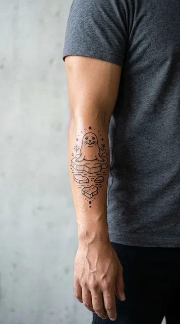 Tattoo on the forearm