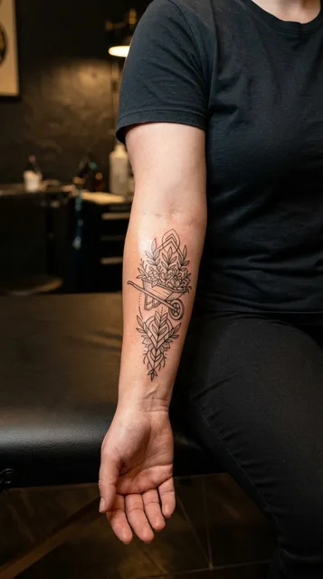 Tattoo on the forearm
