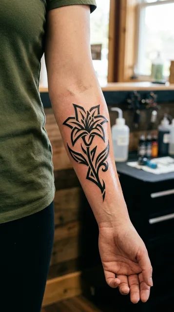 Tattoo on the forearm