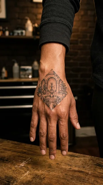 Tattoo on the hand