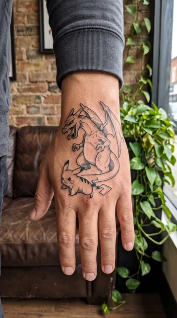 Tattoo on the hand