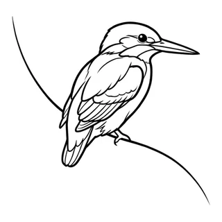 Black and white linework tattoo design, outline stencil for a hand tattoo