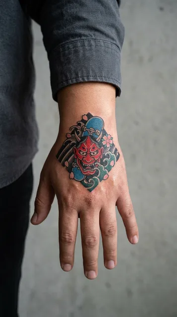 Tattoo on the hand