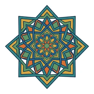 Color neo traditional tattoo design, drawn flat for a hand tattoo