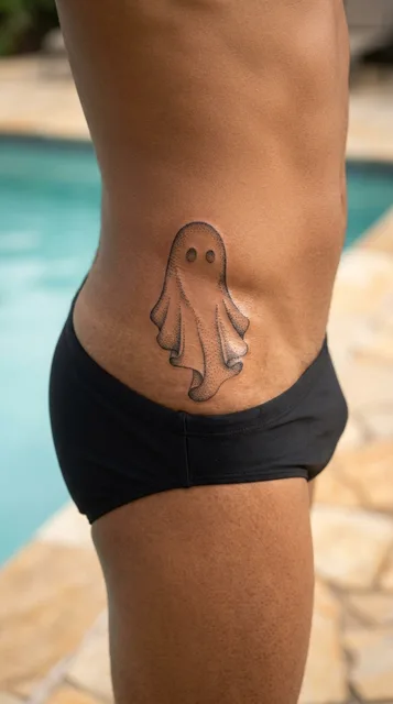 Tattoo on the hip