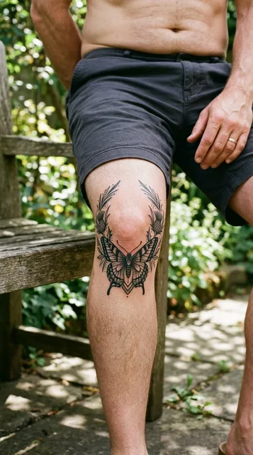 Tattoo on the knee