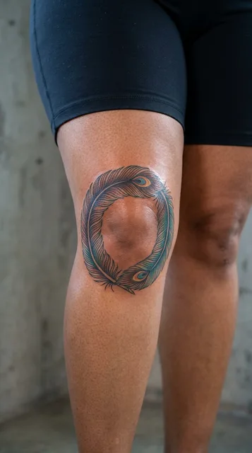 Tattoo on the knee