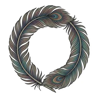 Color Japanese tattoo design, drawn flat for a knee tattoo