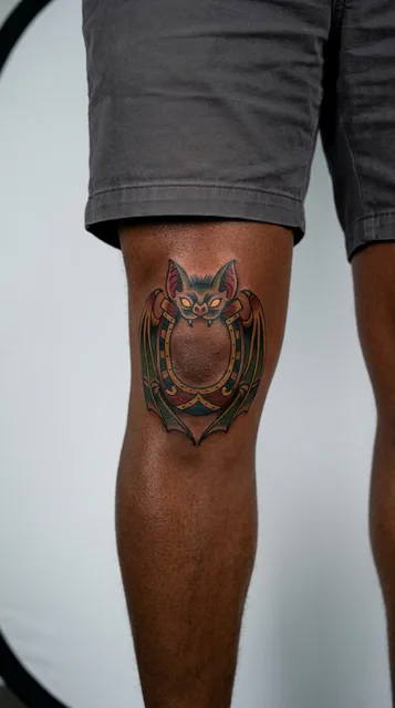 Tattoo on the knee