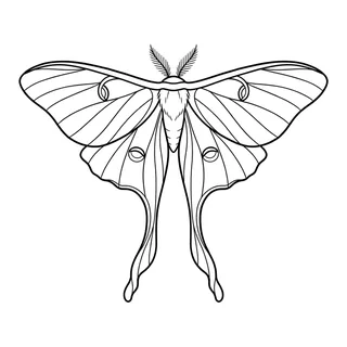 Black and white blackwork tattoo design, drawn flat for a lower back tattoo