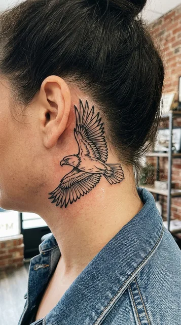 Tattoo on the neck