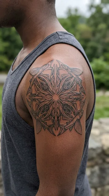 Tattoo on the shoulder