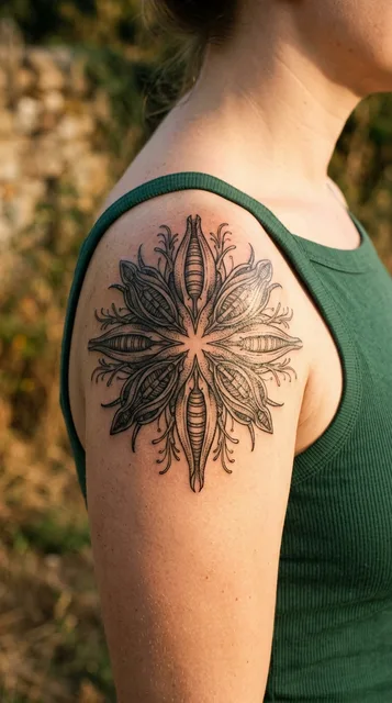 Tattoo on the shoulder