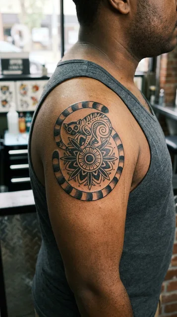 Tattoo on the shoulder