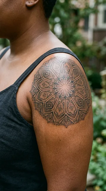 Tattoo on the shoulder