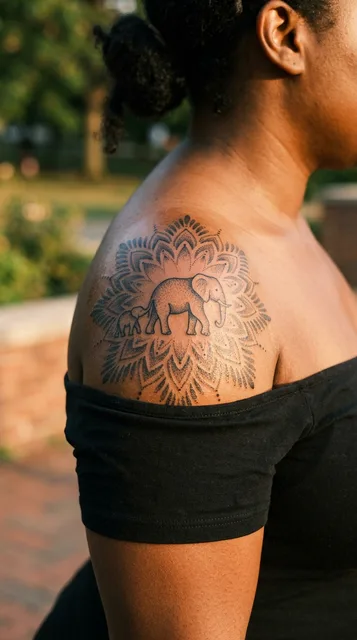 Tattoo on the shoulder