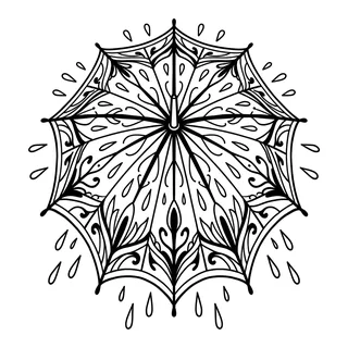 Black and grey illustrative tattoo design, drawn flat for a shoulder tattoo