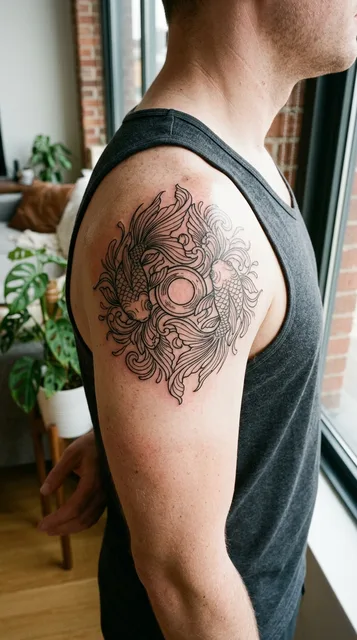 Tattoo on the shoulder