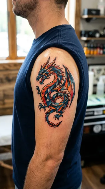 Tattoo on the shoulder